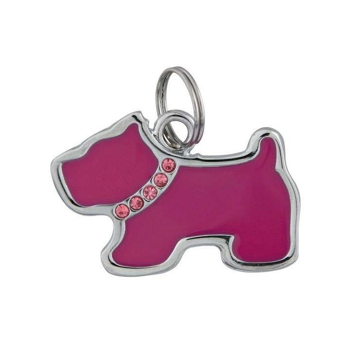Trixie Schmuck-Adressanhänger Hund mit Strass
