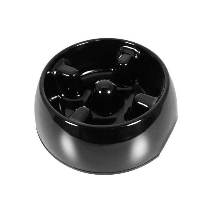 DOGIT Go-Slow Anti-Schling-Napf Schwarz 300 ml