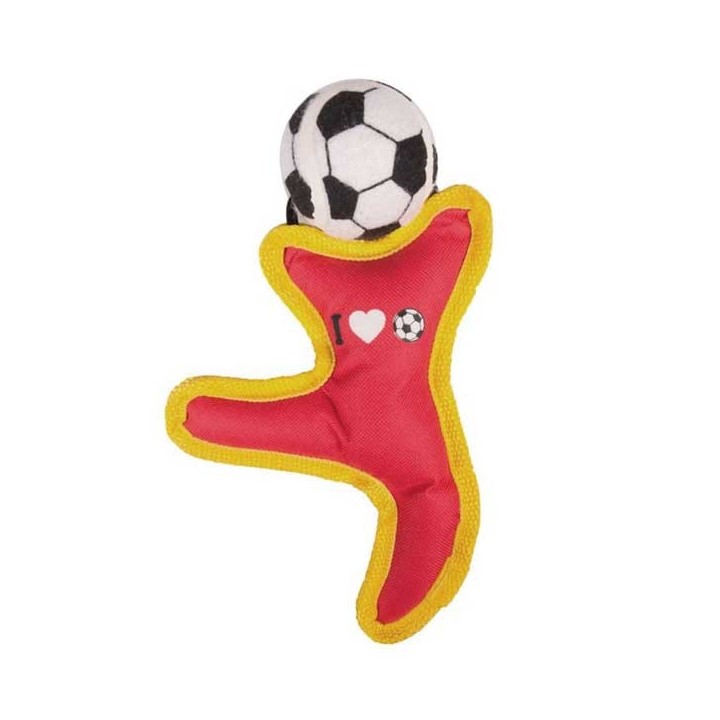 Karlie Flamingo Fußballfigur aus Nylon - Rot