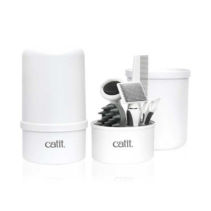 Catit Bürsten-Set für Kurzhaarkatzen