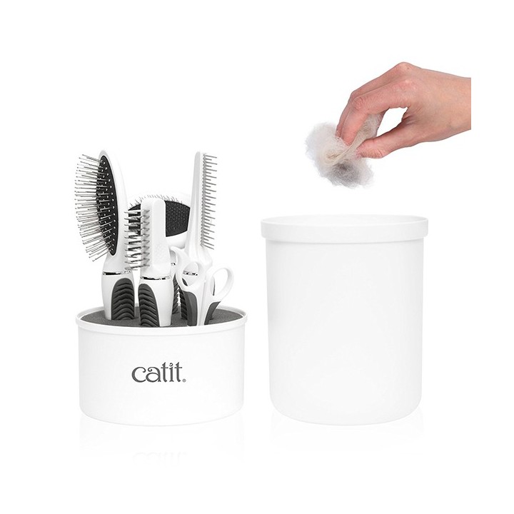 Catit Bürsten-Set für Mittel- und Langhaarkatzen