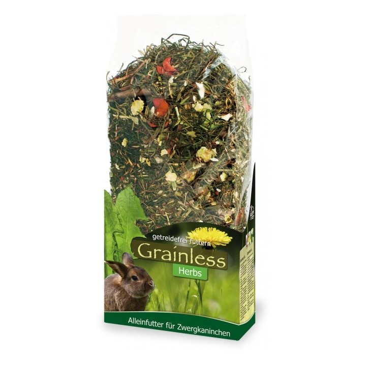 JR Farm Grainless Herbs Zwergkaninchen 950g