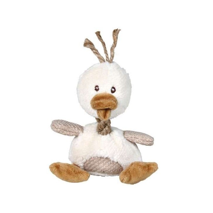 Trixie Ente aus Plüsch und Stoff - 15 cm