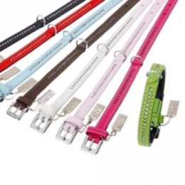 Karlie Vintage Strass-Halsband 1-reihig - Braun 24 cm