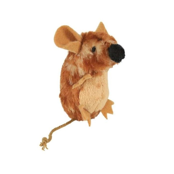 Trixie Plüschmaus mit Soundchip - 7 cm