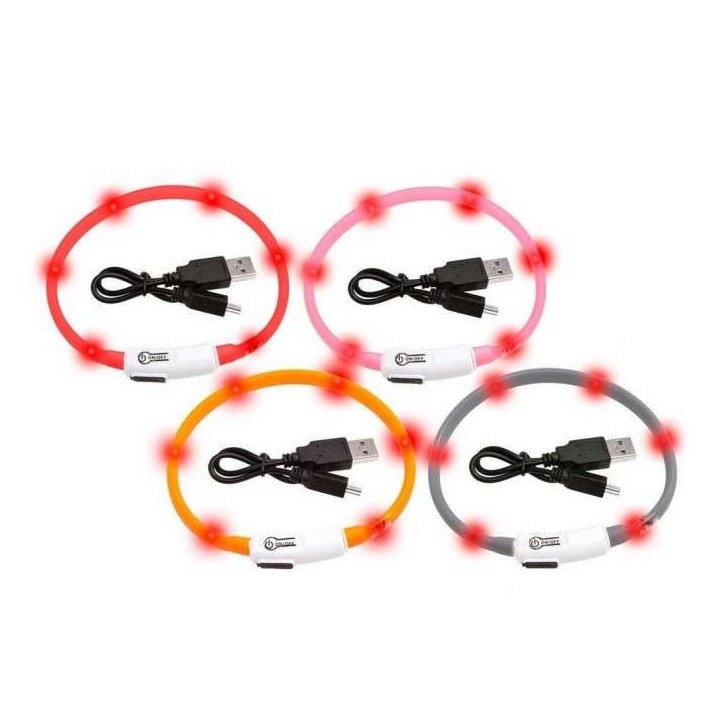 Karlie Visio Light Cat LED-Schlauch mit USB - Rot