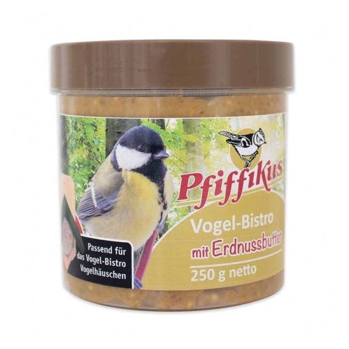 Pfiffikus Vogel-Bistro Erdnussbutter 250g