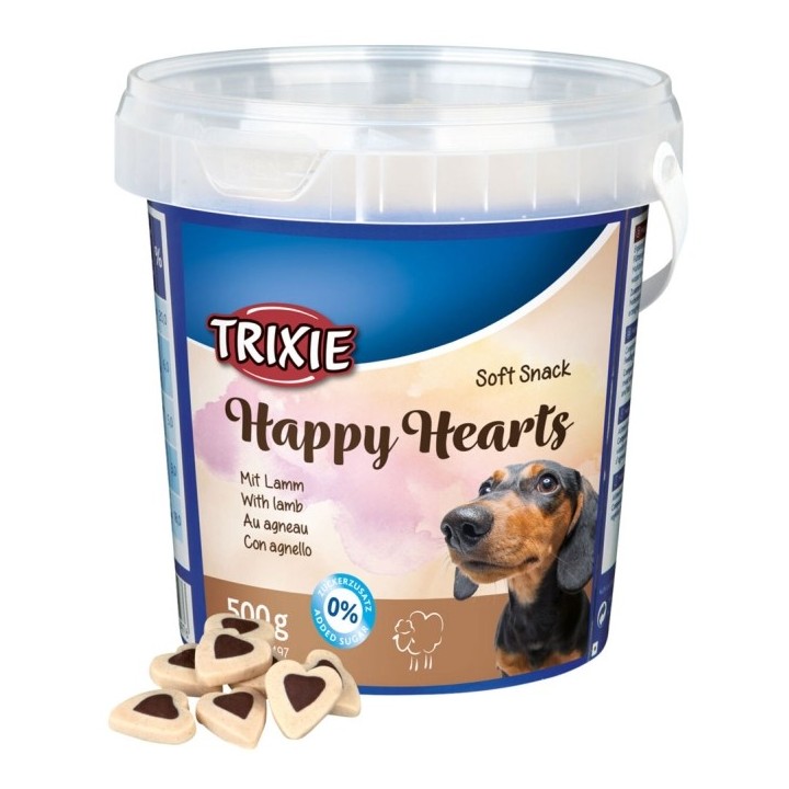 Trixie Soft Snack Happy Hearts 500g Eimer