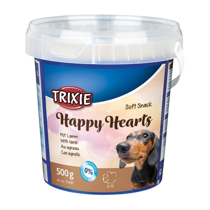 Trixie Soft Snack Happy Hearts 500g Eimer