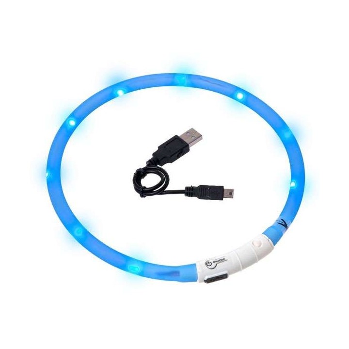 Karlie Visio Light LED-Leuchtschlauch mit USB - Blau