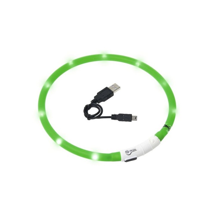 Karlie Visio Light LED-Leuchtschlauch mit USB - Grün