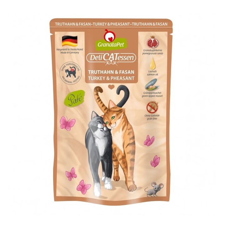 GranataPet Delicatessen Pouch Truthahn & Fasan 85 g