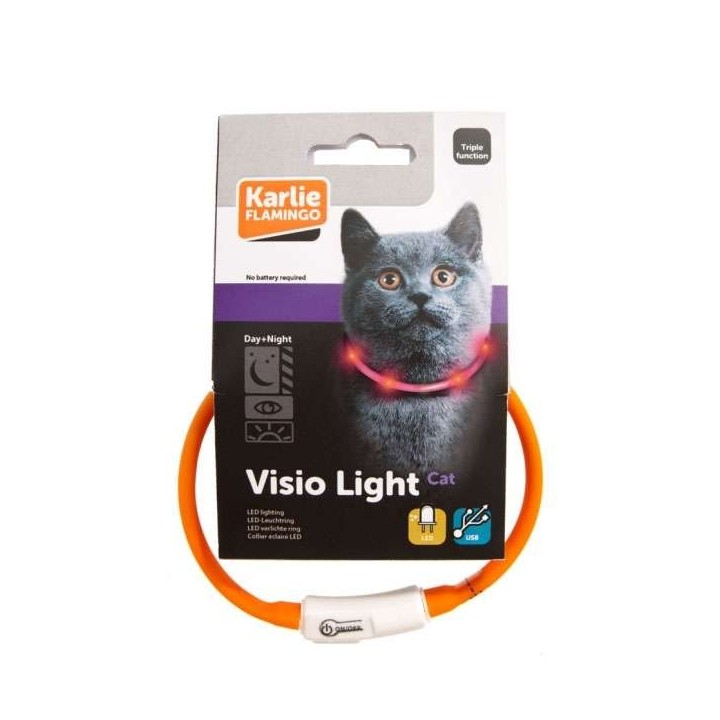 Karlie Visio Light Cat LED-Schlauch mit USB - Pink