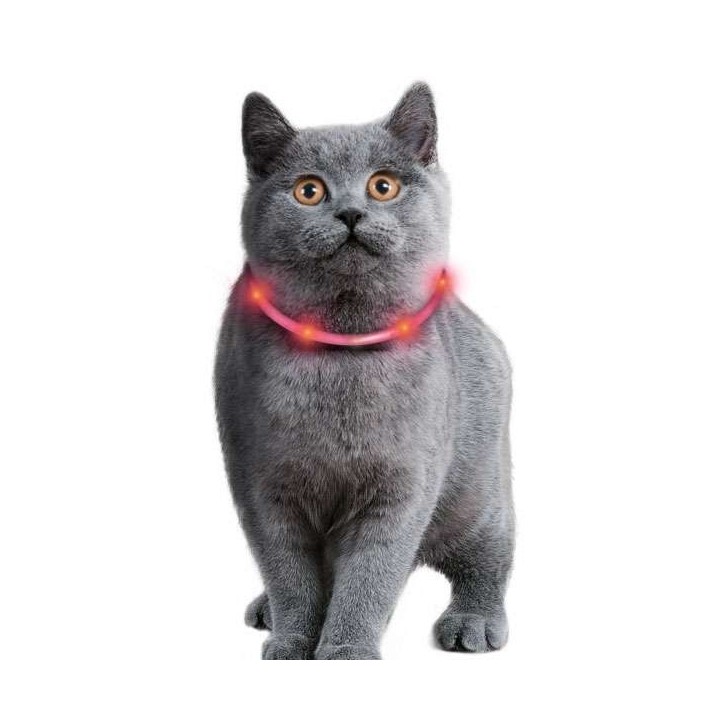 Karlie Visio Light Cat LED-Schlauch mit USB - Pink