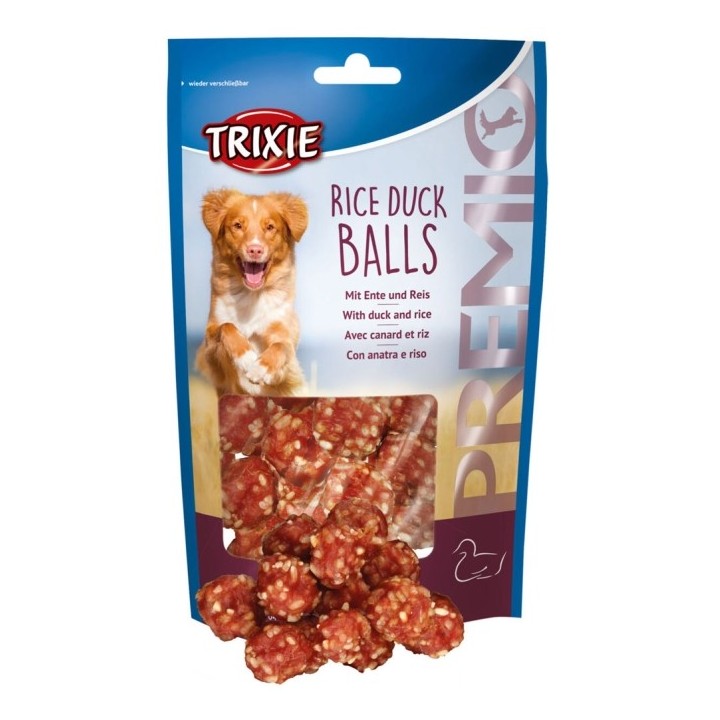 Trixie Rice Duck Balls - 80g