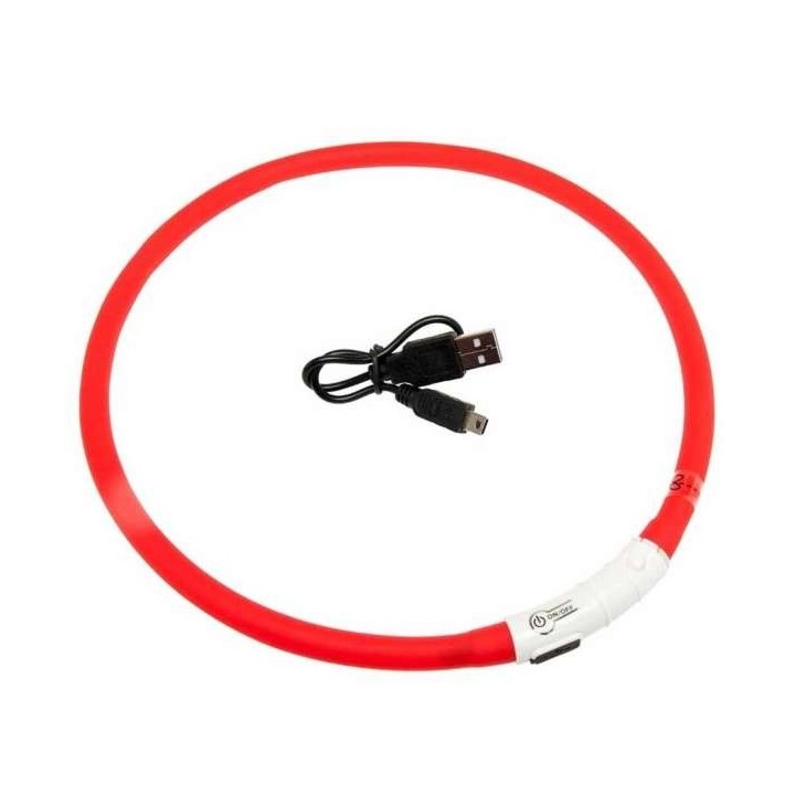 Karlie Visio Light LED-Leuchtschlauch mit USB - Rot