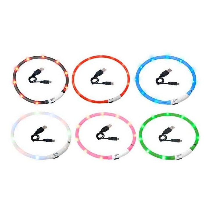 Karlie Visio Light LED-Leuchtschlauch mit USB - Rot