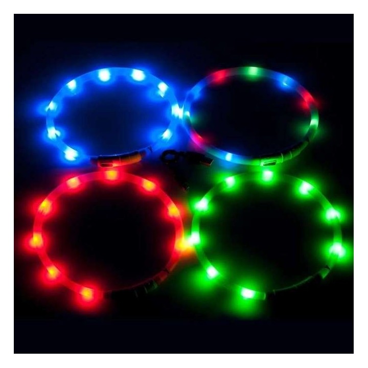 Karlie Visio Light LED-Leuchtschlauch mit USB - Rot