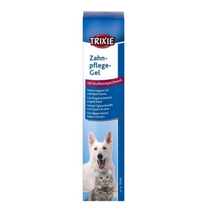 Trixie Zahnpflege-Gel mit Rindfleischgeschmack - 100g