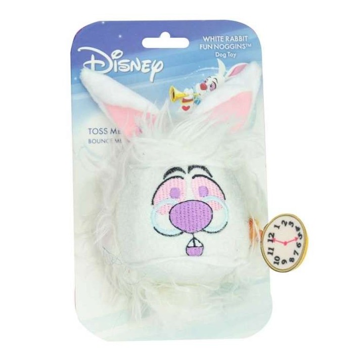 Disney Noggins Hundespielzeug - Alice im Wunderland Nivens McTwisp