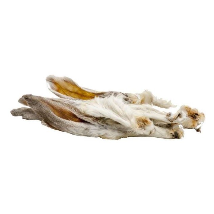 Classic Dog Snack Kaninchenohren mit Fell 100g