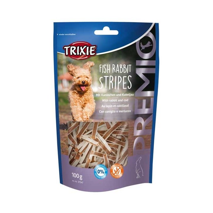 Trixie PREMIO Fish Rabbit Stripes - 100 g