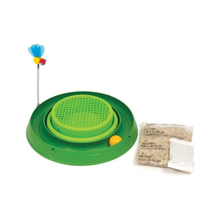 CATIT Play-n-Scratch mit Grasgarten - Grün