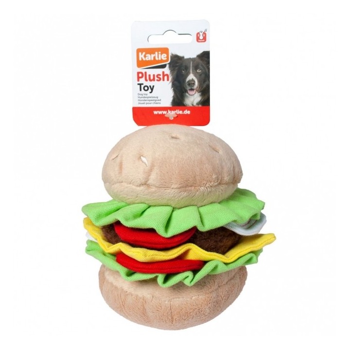 Karlie Flamingo Hundespielzeug Plüsch Burger
