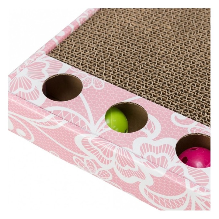 Trixie Kratzpappe rosa - 48 × 25 cm