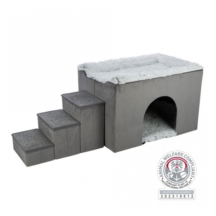 Trixie Höhle Harvey mit Treppe - 154 × 60 × 60 cm