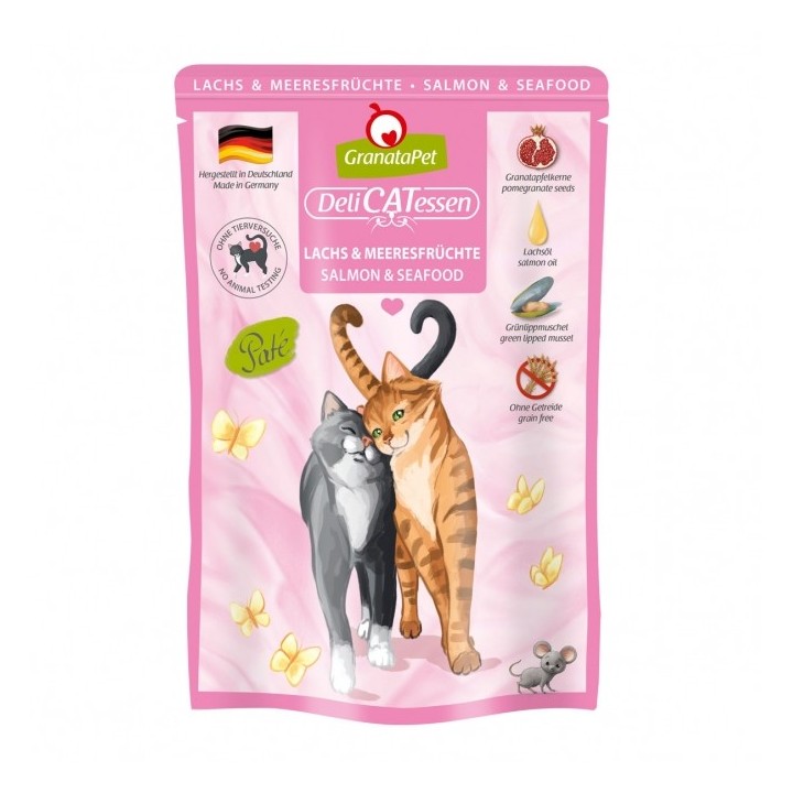 GranataPet Delicatessen Pouch Lachs & Meeresfrüchte 85 g