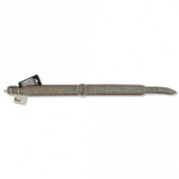 More4Dogs Halsband Rindsleder/Filz - 36-40 cm