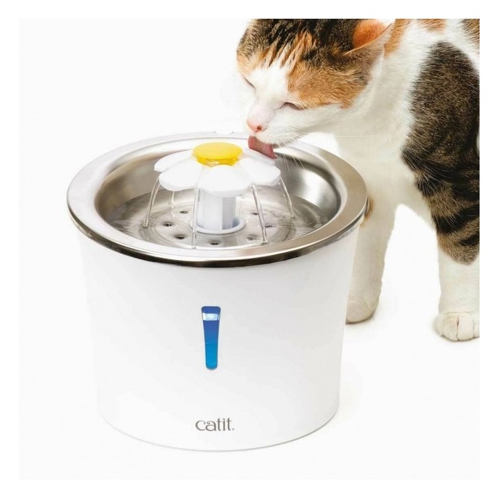 Catit Blumentrinkbrunnen mit Edelstahleinsatz