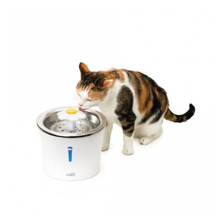 Catit Blumentrinkbrunnen mit Edelstahleinsatz