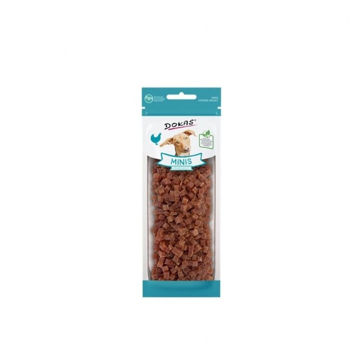 Dokas Dog Snack Minis Hühnerbrust 70g