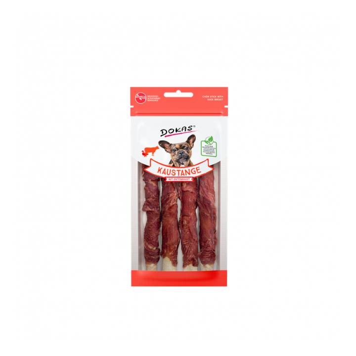 Dokas Dog Snack Kaustange mit Entenbrust 50g