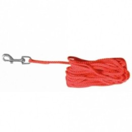 Trixie Schleppleine aus Nylon - rot 15 m