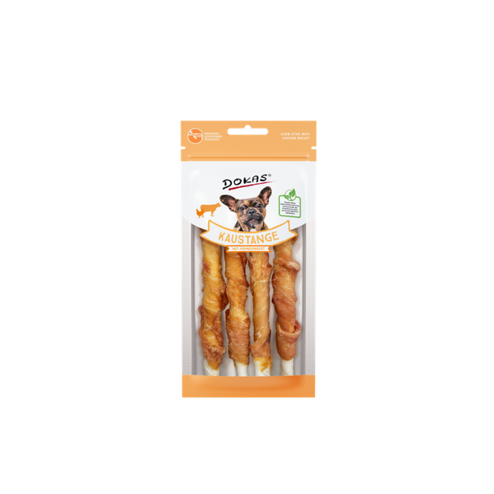 Dokas Dog Snack Kaustange mit Hühnerbrust 50g