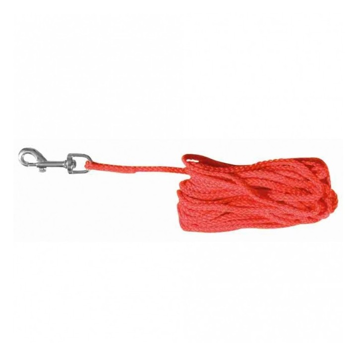 Trixie Schleppleine aus Nylon - rot 10 m