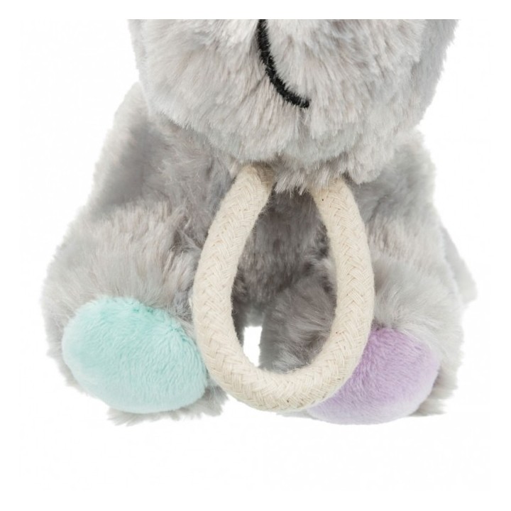 Trixie Junior Plüschhund mit Tau