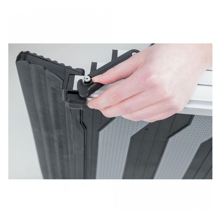 Trixie 3-fach Teleskop-Rampe Aluminium/TPR