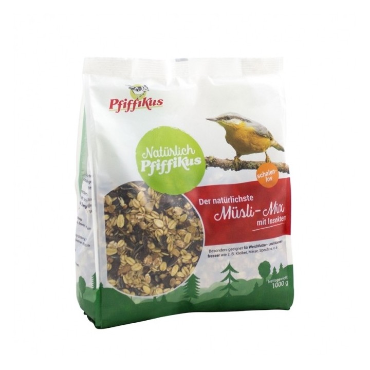 Natürlich Pfiffikus Müsli-Mix mit Insekten 1kg
