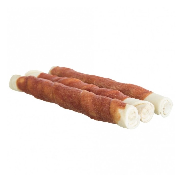 Trixie Denta Fun Duck Chewing Rolls - 17 cm / 3 Stück
