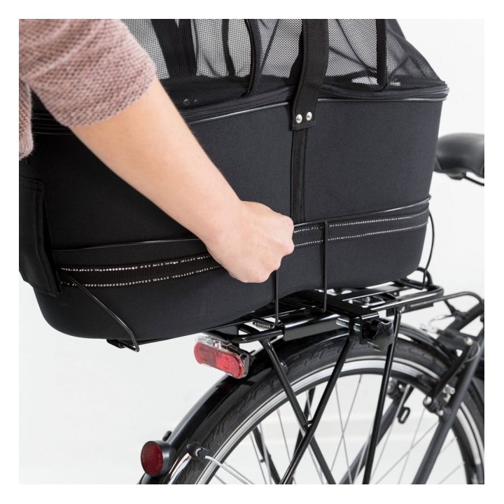 Trixie Hundefahrradkorb Long für breite Gepäckträger