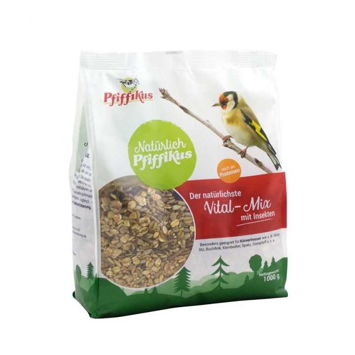 Natürlich Pfiffikus Vital-Mix mit Insekten 1kg