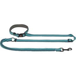 Trixie Jogging-Hundeleine - grafit/aqua