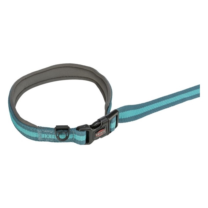 Trixie Jogging-Hundeleine - grafit/aqua