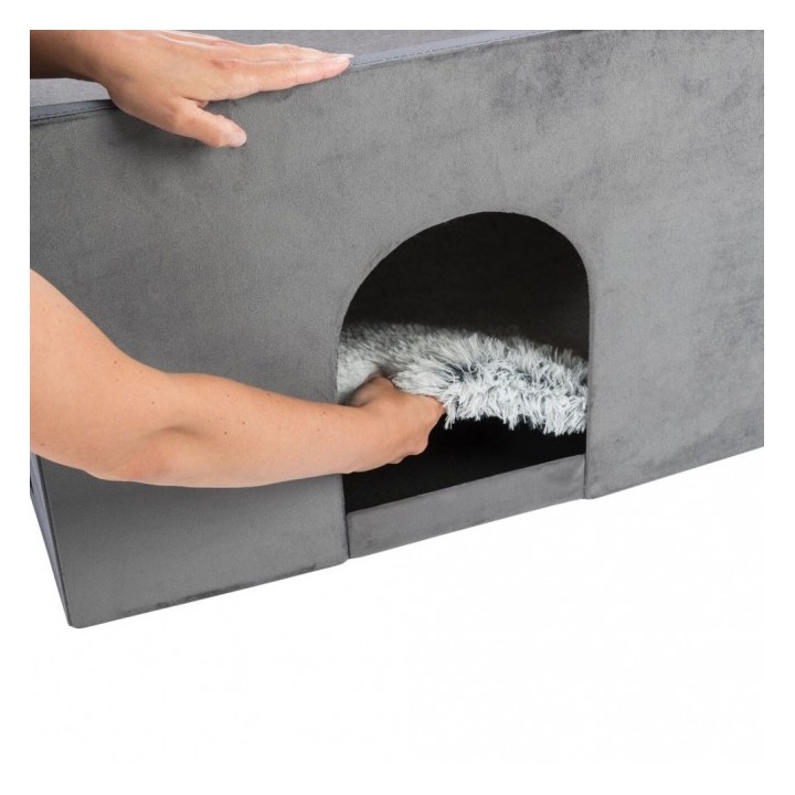 Trixie Höhle Harvey mit Treppe - 135 × 47 × 50 cm