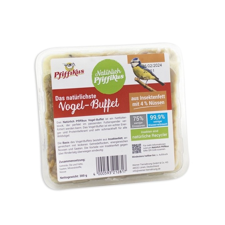 Natürlich Pfiffikus Vogel-Buffet mit Nuss