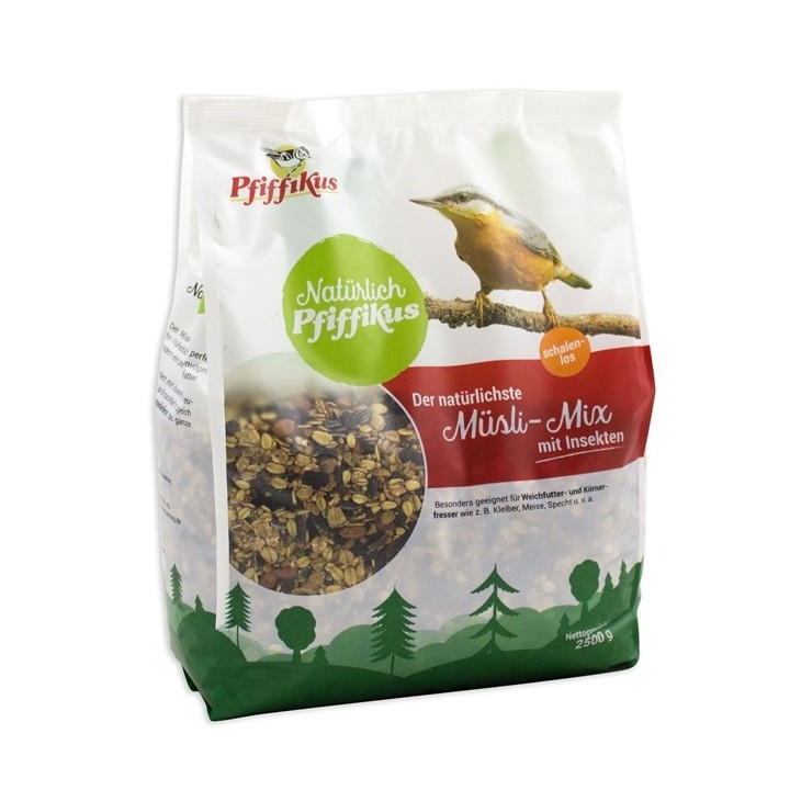 Natürlich Pfiffikus Müsli-Mix mit Insekten 25kg